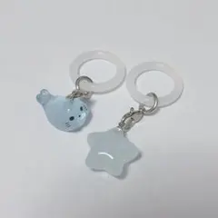 めじるしアクセサリー アンブレラマーカー あざらし 星 セット ウィッシュコア