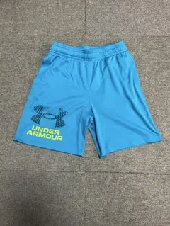 UNDER ARMOUR 青 ハーフパンツ