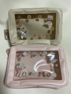 ミズルトラ ビニール　ポーチ　かわいい　アニマル