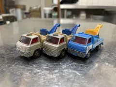 トミカ　ミニカー　日本製　MITSUBISHI キャンター　3台セット