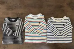 ミキハウス　DOUBLE.B ボーダー　ロンT 70サイズ