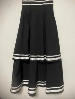 dazzlin ロングスカート黒のサムネイル