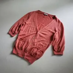 美品 MARGARET HOWELL リネンカシミヤ ニット カーディガン 春夏のサムネイル