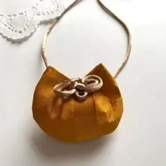 お守り袋　ねこちゃん型　多用途に