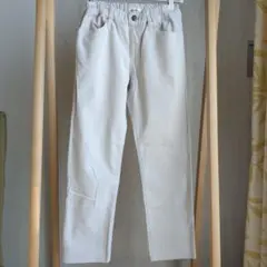 GLOBAL WORK 140サイズ アイボリー ロングパンツ