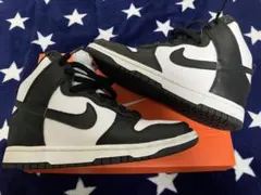 美品 NIKE ナイキダンクハイ Dunk High パンダ 24.5cm
