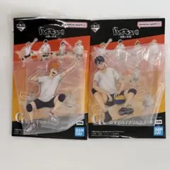 【ハイキュー!!】一番くじ おすわりアクリルスタンド　日向　影山