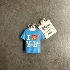 Disney ミッキーマウス Tシャツ型キーホルダー　ガチャガチャ