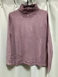 ひびき様専用 フリル付きタートルネック長袖トップス