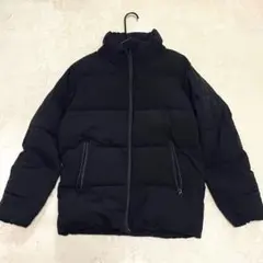 【美品】 レイジブルー ダウンジャケット ジップアップ 中綿 ブラック M