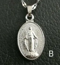 メダイネックレス B　聖母ネックレス　マリア　アメカジ　パンク　ストリート