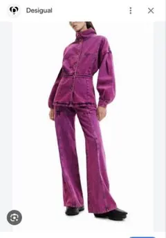 Desigual ピンクデニム Lサイズのサムネイル