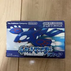 任天堂 ゲームボーイアドバンス ポケットモンスター サファイア 소프트 상태좋음