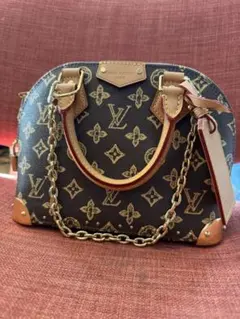 LOUIS VUITTON タイムトランクアルマBB モノグラム スタッズ伊勢丹 