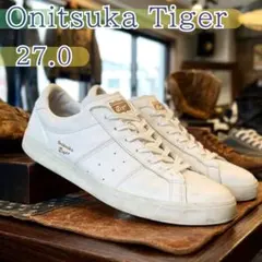 オニツカタイガー LAWNSHIP 3.0 ローンシップ レザー 27cm 白