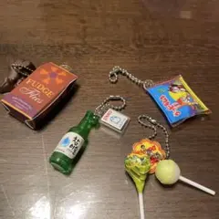 ミニチュアお菓子と飲料　ガチャガチャセット