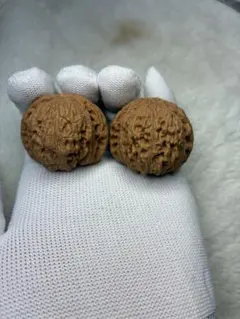 【繡球獅子頭】文玩核桃 39mm 遊ぶクルミ 遊ぶ胡桃3xqsz617のサムネイル