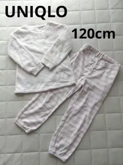 UNIQLO フリースパジャマ パープル 紫 120cm