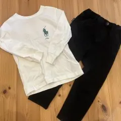 POLO ラルフローレン 長袖Tシャツ&コムサイズム 長ズボン 100