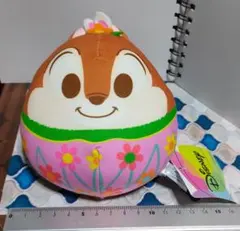 タグ付き　ディズニー　もちもちカラフルエッグ　ぬいぐるみ　イースター