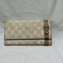 美品 GUCCI ロゴプレート ディアマンテ Wホック オレンジ 長財布 | Mercari