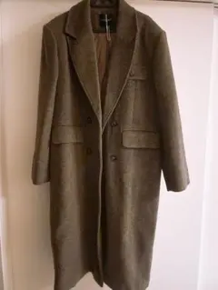 お値下げ❗️新品未使用　ダブルブレスト ロングコート　チェスターコート