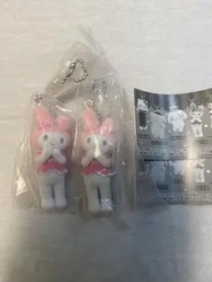 サンリオキャラクターズ　ミニチュアチャーム　ライブキャラクター　マイメロディ