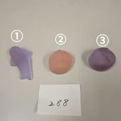 288　ガラスペーパーウェイト　3種　計3個