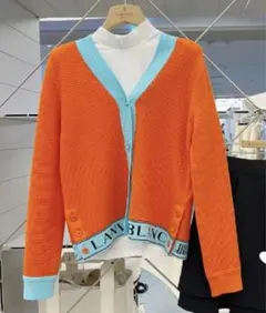 ゴルフ LANVIN ランバン レディース セーター カーディガン Sサイズ