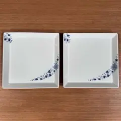 新品 たち吉 華唐草 焼物皿 角皿 5客セット 21.5cm×12cm 和食器 橘吉 未使用 焼魚 煮魚 刺身などにも  たち吉 八角の通販