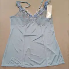 18-7 Wacoal　パルファージュ水色キャミソール