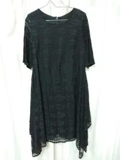 ワンピース　ドレス　結婚式　2次会　ゆったり　大きめ　大きいサイズ