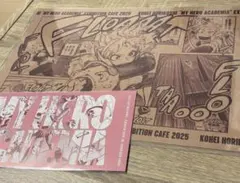 ヒロアカ 原画展 カフェ 麗日お茶子 ランチョンマット ポストカード