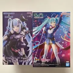 初音ミク コラボフィギュア 2点セット ガンダム & クロミ