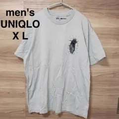 メンズ　半袖　Tシャツ　グレー　X L ユニクロ　進撃の巨人コラボ　スポーツ
