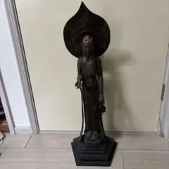 【最高級美術品】特大75cm バリ島 黒檀? 天女像 女性像　木彫り　女神 最高級美術品】特大75cm バリ島 黒檀? 天女像 女性像 木彫り 女神