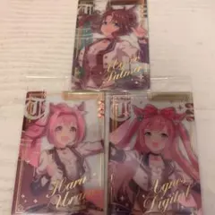 ウマ娘 ウエハースカード アグネスデジタル ハルウララ メジロパーマー