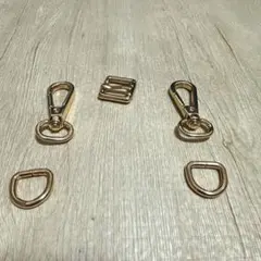 金具　ショルダーバッグ　５点　ハンドメイド