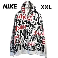 【スポ】 NIKE ナイキ クレイジーパターン 白黒 パーカー　フーディー