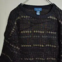 TOWNCRAFT ニット セーター プルオーバー アクリルニット マルチカラー