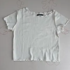 Kastane メロウ 半袖 Tシャツ ホワイト