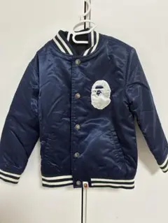 A BATHING APE ネイビー MA-1 スカジャン　リバーシブル