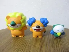 たべっ子どうぶつ　復刻版フィギュア　3個セット　ガチャガチャ