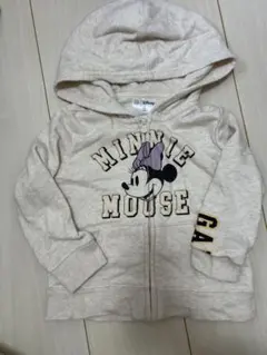 ミニーマウス フード付きパーカー