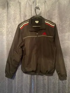 adidas ナイロンジャケット L 黒 ゴルフ