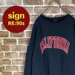 フリークスストア　カリフォルニアロゴ刺繍　デザイントレーナー