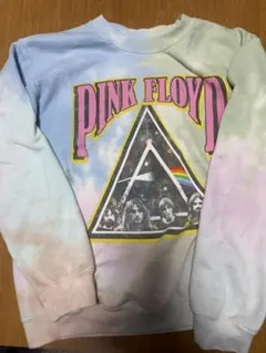 古着　Pink Floyd ピンク・フロイド　タイダイスウェット　S