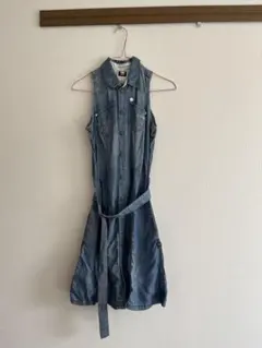 G-STAR RAW レディース ノースリーブ デニムワンピース