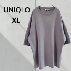 ユニクロ エアリズム Tシャツ 五分袖 ビッグシルエット（XL）