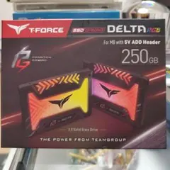 光りモノ　T-FORCE DELTA RGB 250GB SSD